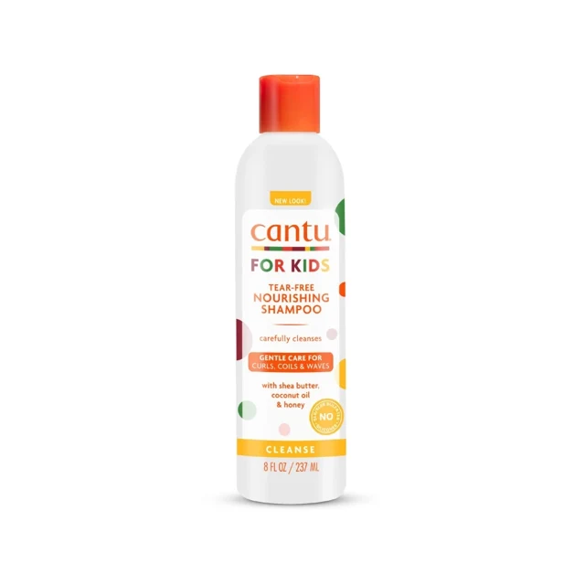 Cantu Kids Shampoo + Conditioner, 2 × 237 ml, con loción EOS — Componente del conjunto, mostrado por separado. La fotografía no representa el embalaje completo del lote.