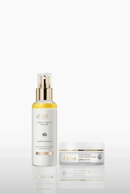 d’Alba First Spray Serum 100 ml + Double Serum & Cream 70 g